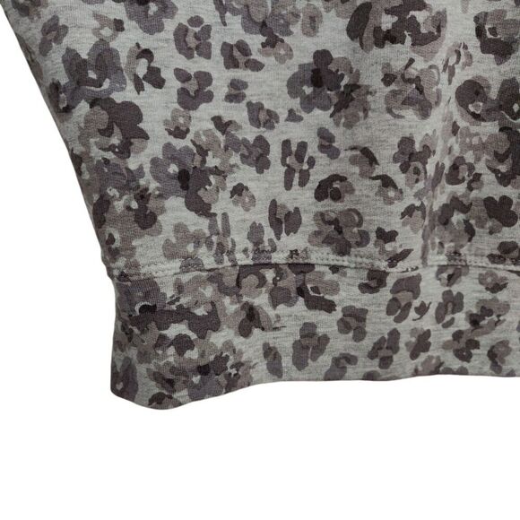 Athleta Studio to Street Splatter Sweatshirt Top Women's Size XL Gray Soft Cozy - Picture 4 of 8